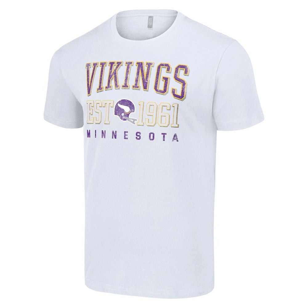 Minnesota Vikings Starter Throwback Logo T-Shirt White