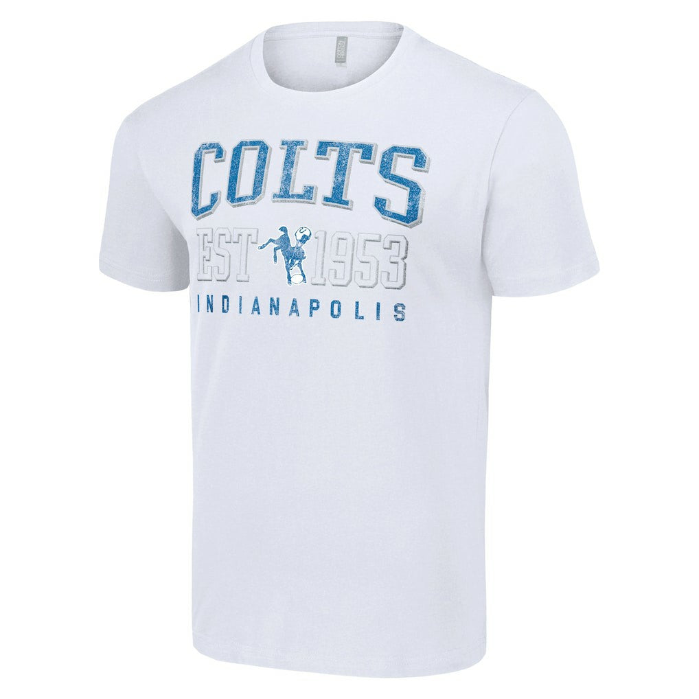 Indianapolis Colts Starter Throwback Logo T-Shirt White