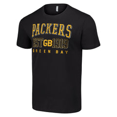 Green Bay Packers Starter Throwback Logo T-Shirt Black