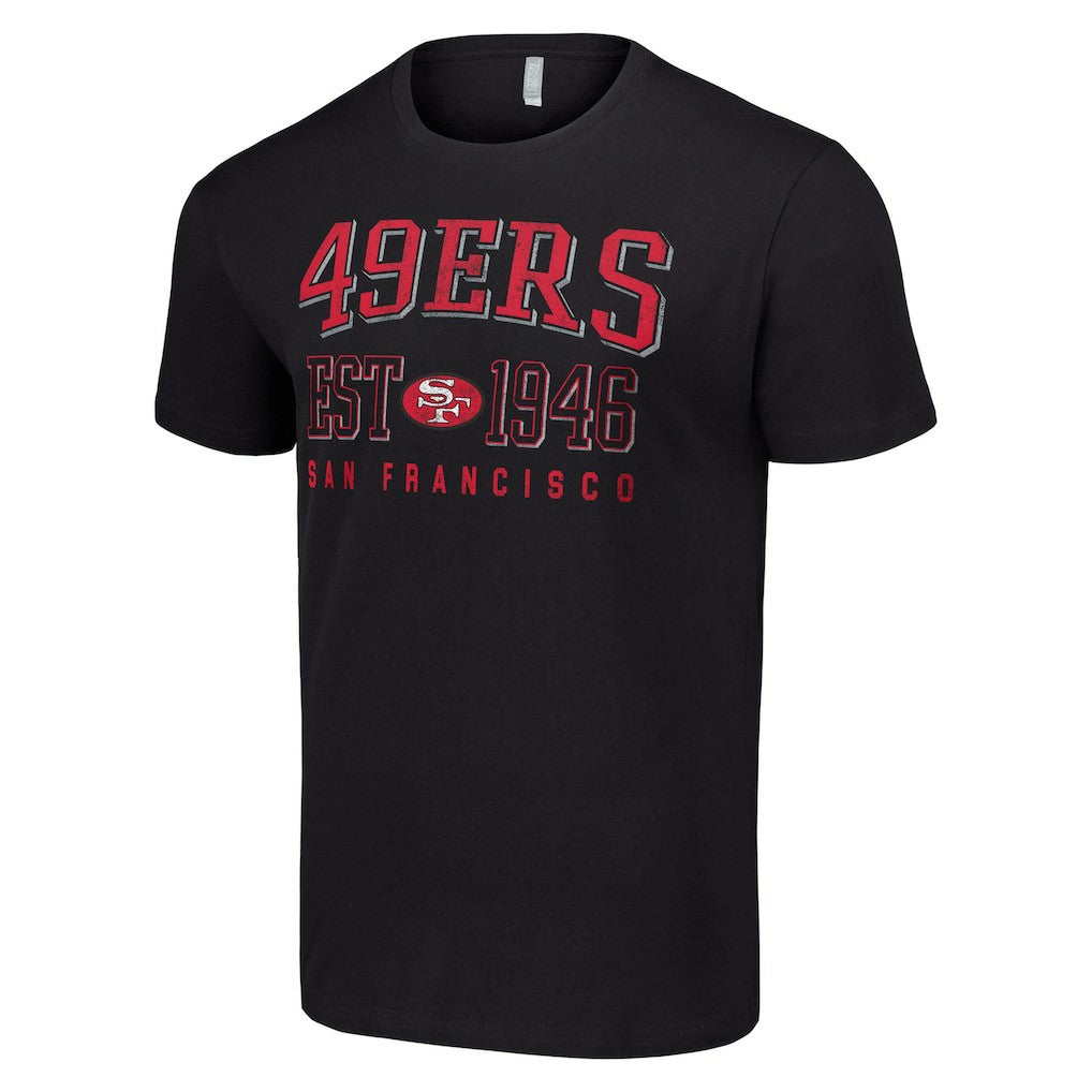 San Francisco 49ers Starter Throwback Logo T-Shirt Black