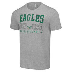 Philadelphia Eagles Starter Throwback Logo T-Shirt Heather Gray