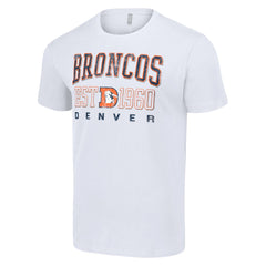 Denver Broncos Starter Throwback Logo T-Shirt White
