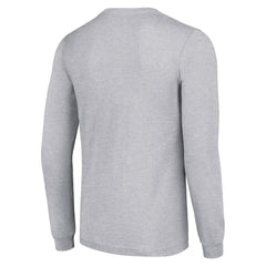 Pittsburgh Steelers Starter Throwback Logo Long Sleeve T-Shirt Heather Gray