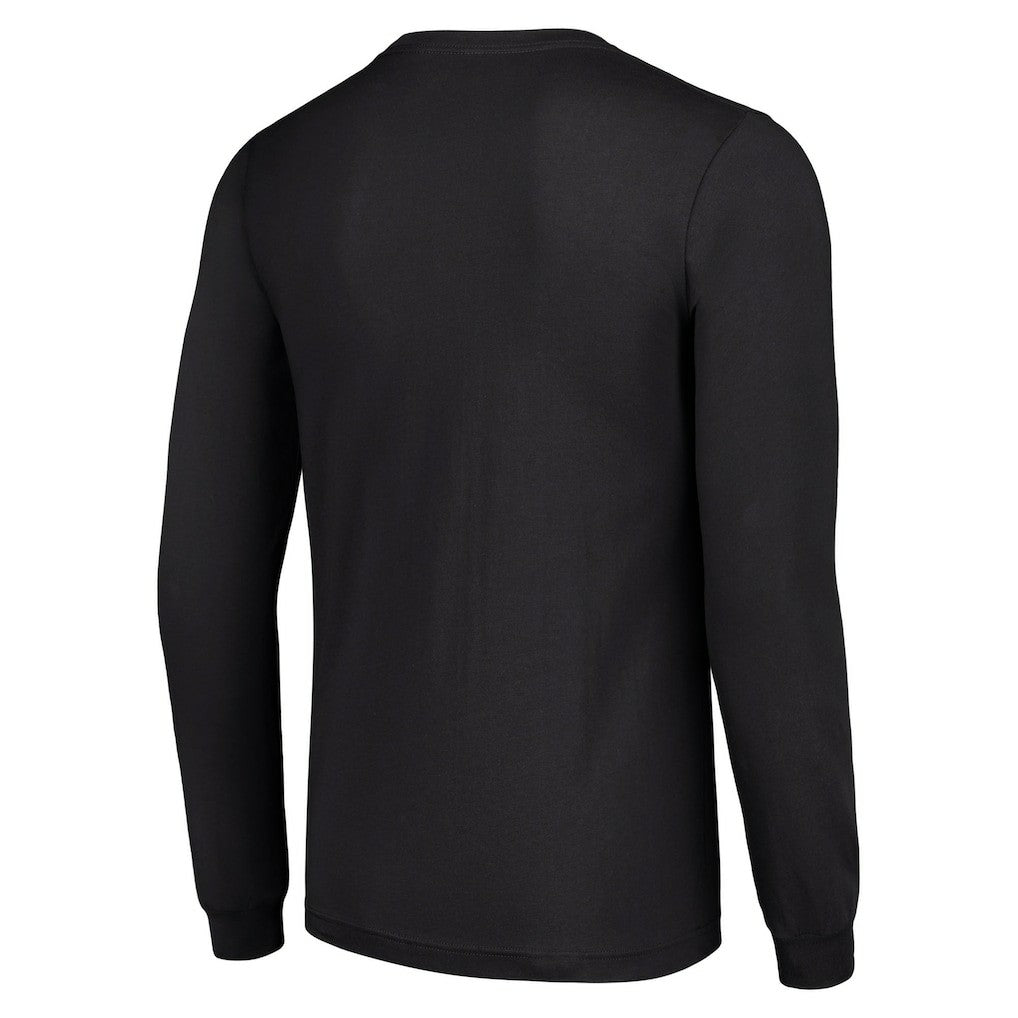 Philadelphia Eagles Starter Half Helmet Logo Long Sleeve T-Shirt Black