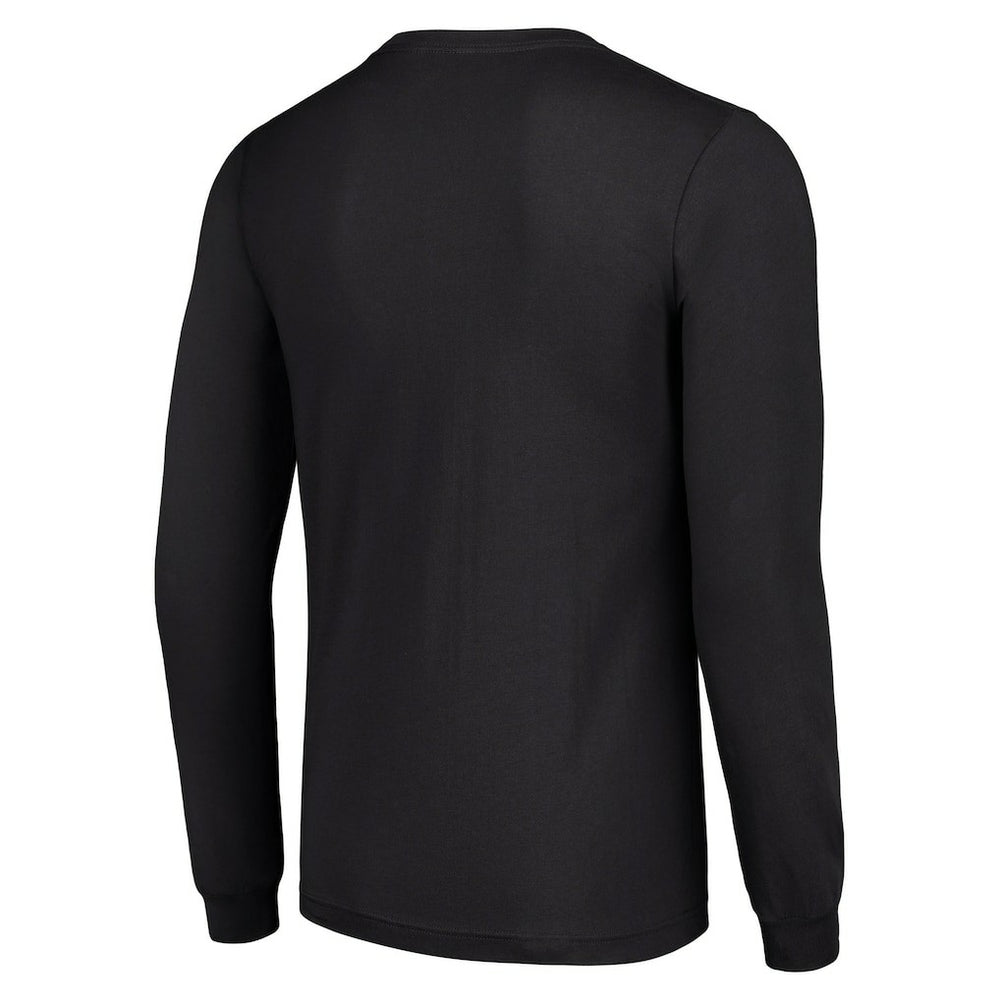 Washington Commanders Starter Half Helmet Logo Long Sleeve T-Shirt Black