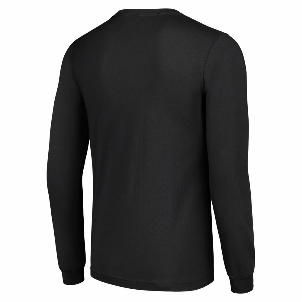 Green Bay Packers Starter Half Helmet Logo Long Sleeve T-Shirt Black