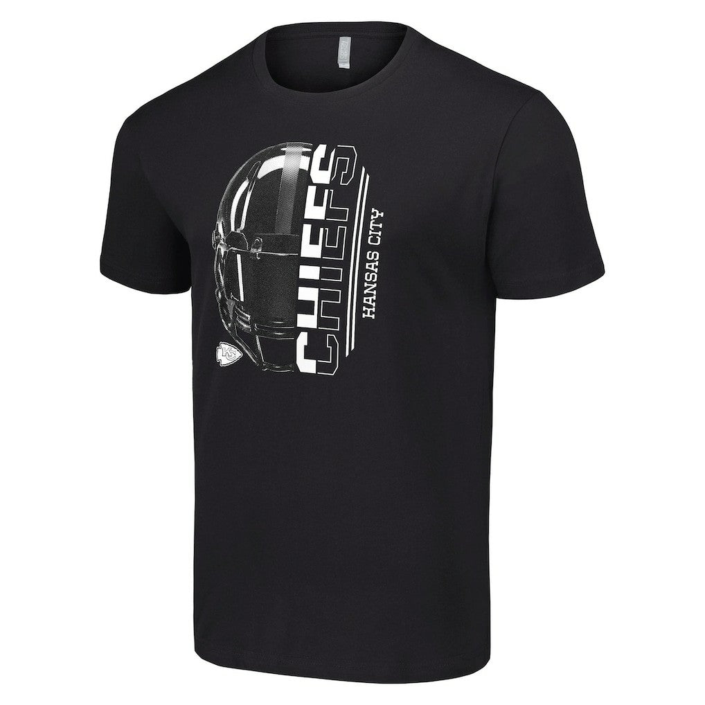 Kansas City Chiefs Starter Half Helmet Logo T-Shirt Black