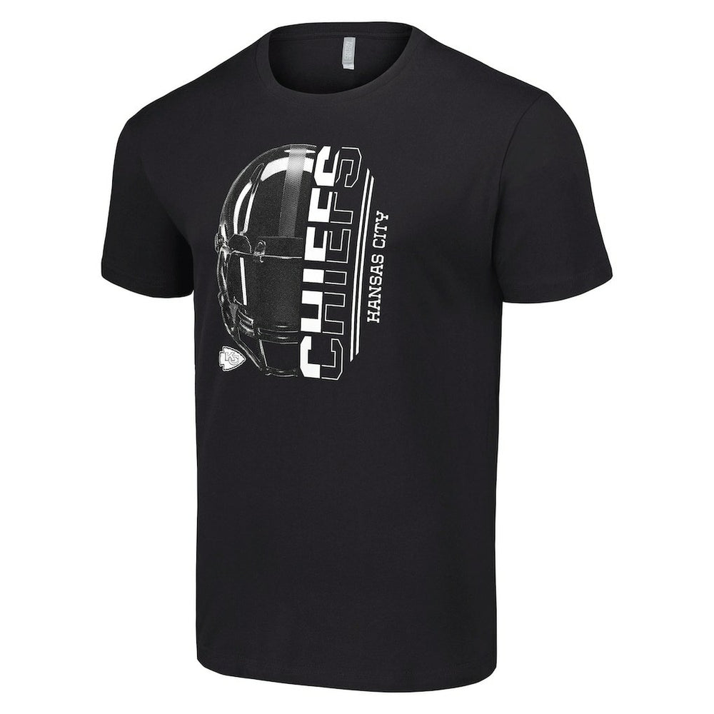 Kansas City Chiefs Starter Half Helmet Logo T-Shirt Black