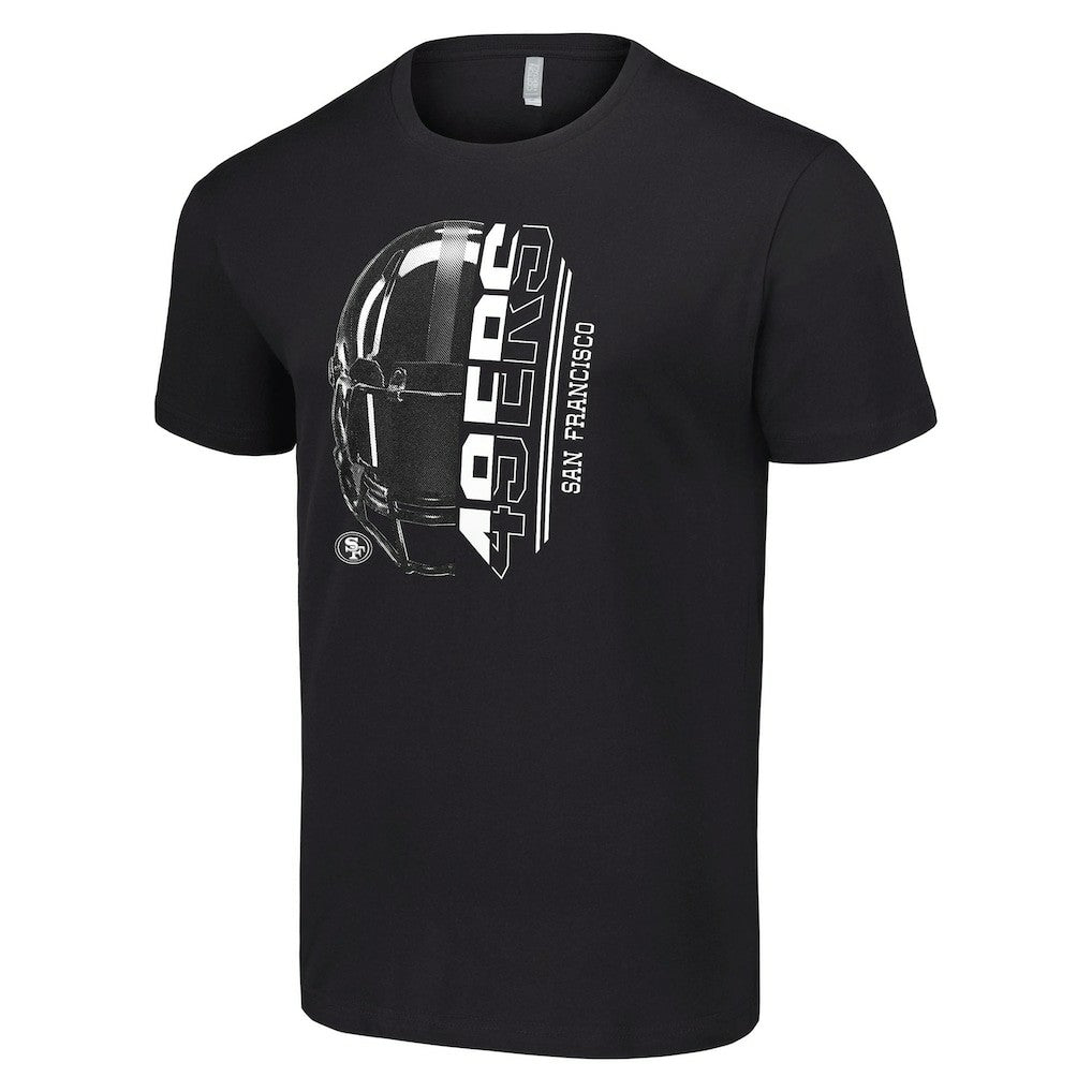 San Francisco 49ers Starter Half Helmet Logo T-Shirt Black