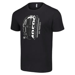 San Francisco 49ers Starter Half Helmet Logo T-Shirt Black