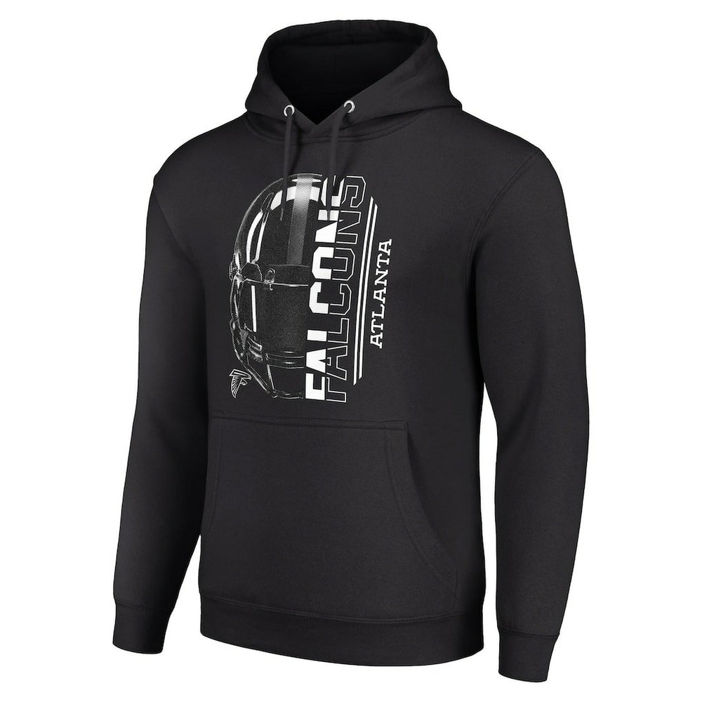 Atlanta Falcons Starter Unisex Half Helmet Logo Pullover Hoodie Black