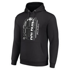 Miami Dolphins Starter Unisex Half Helmet Logo Pullover Hoodie Black