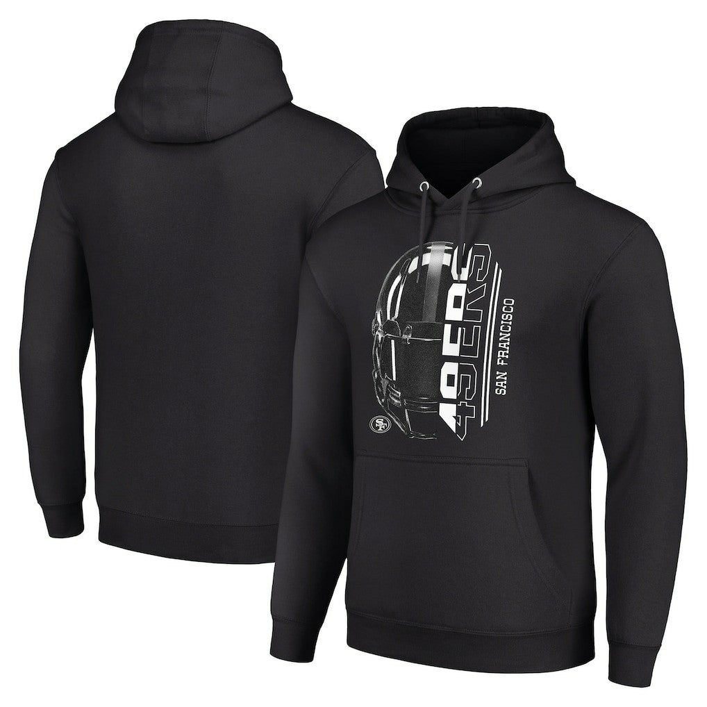 San Francisco 49ers Starter Unisex Half Helmet Logo Pullover Hoodie Black