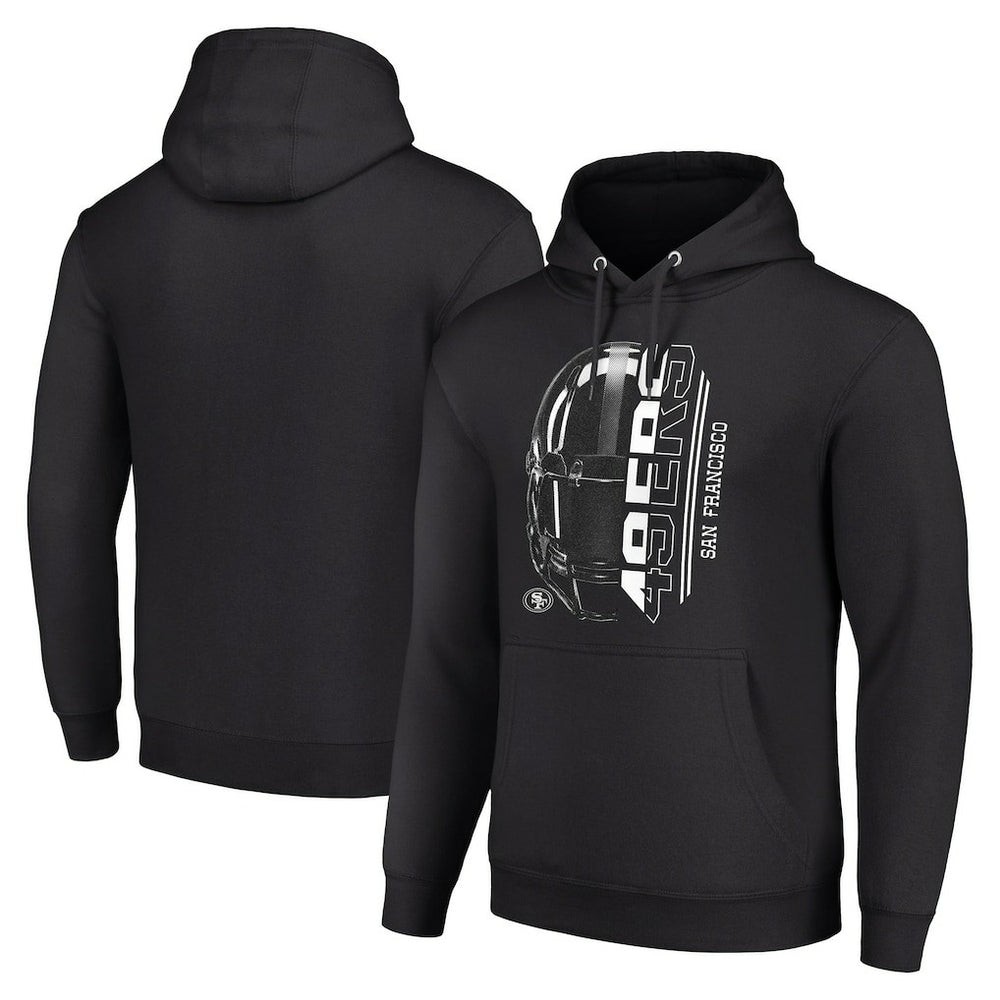 San Francisco 49ers Starter Unisex Half Helmet Logo Pullover Hoodie Black