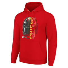 Kansas City Chiefs Starter Unisex Half Helmet Logo Pullover Hoodie Red