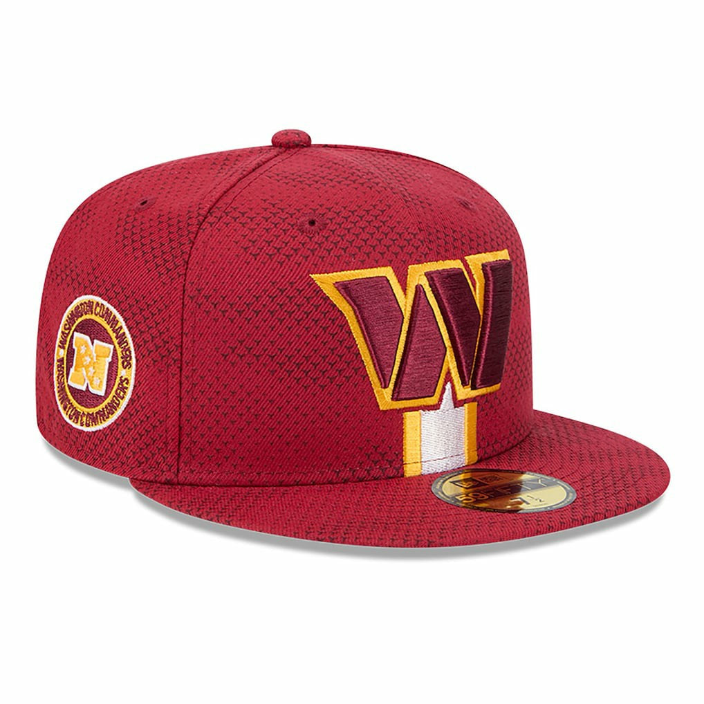 Washington Commanders New Era 2024 Sideline 59FIFTY Fitted Hat Burgundy