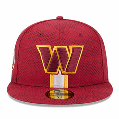 Washington Commanders New Era 2024 Sideline 59FIFTY Fitted Hat Burgundy