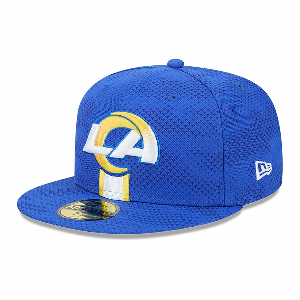 Los Angeles Rams New Era 2024 Sideline 59FIFTY Fitted Hat Royal