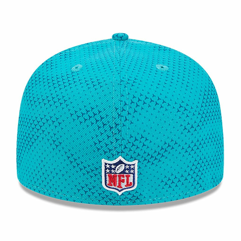 Miami Dolphins New Era 2024 Sideline 59FIFTY Fitted Hat Aqua