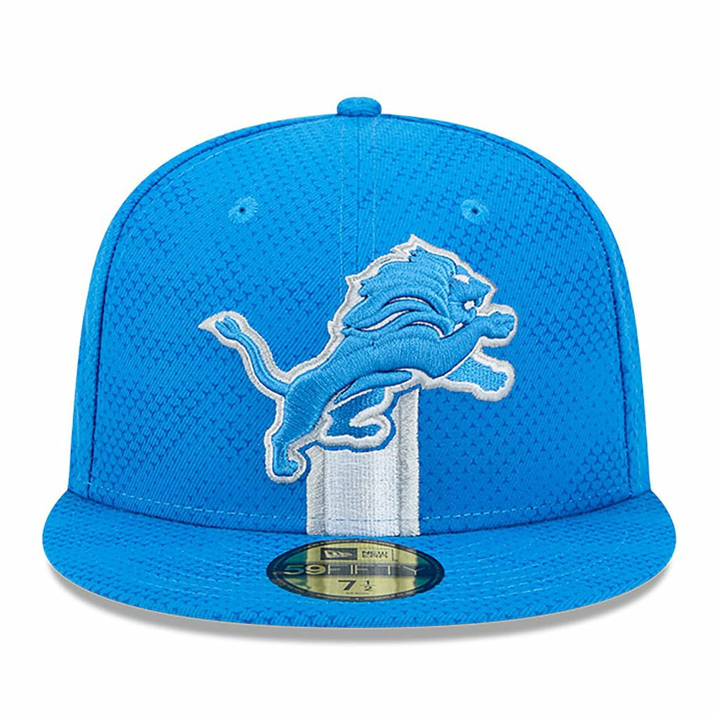 Detroit Lions New Era 2024 Sideline 59FIFTY Fitted Hat Blue