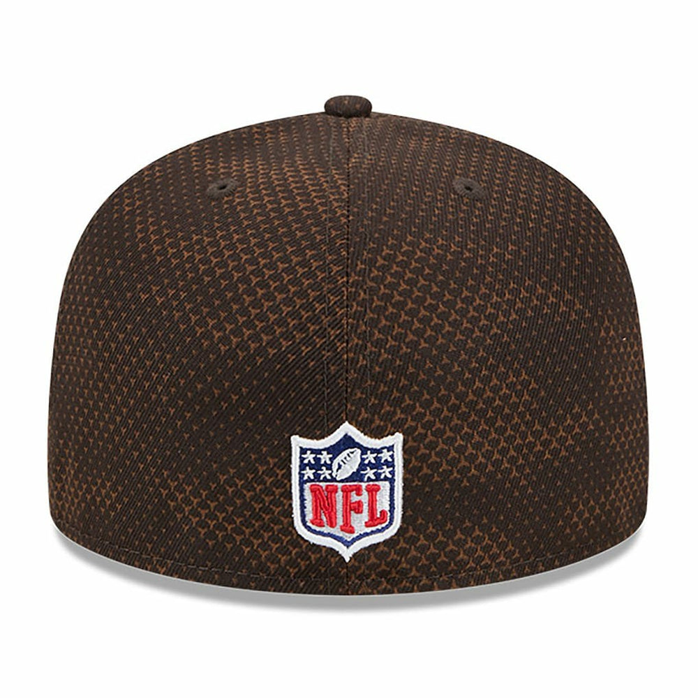 Cleveland Browns New Era 2024 Sideline 59FIFTY Fitted Hat Brown