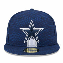 Dallas Cowboys New Era 2024 Sideline 59FIFTY Fitted Hat Navy