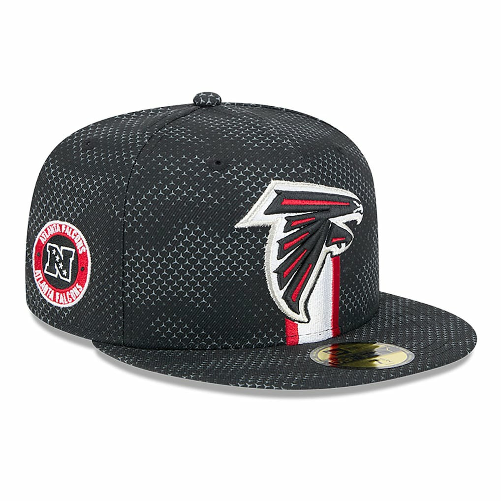 Atlanta Falcons New Era 2024 Sideline 59FIFTY Fitted Hat Black
