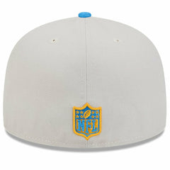 Los Angeles Chargers New Era 2024 Sideline Historic 59FIFTY Fitted Hat Stone/Powder Blue
