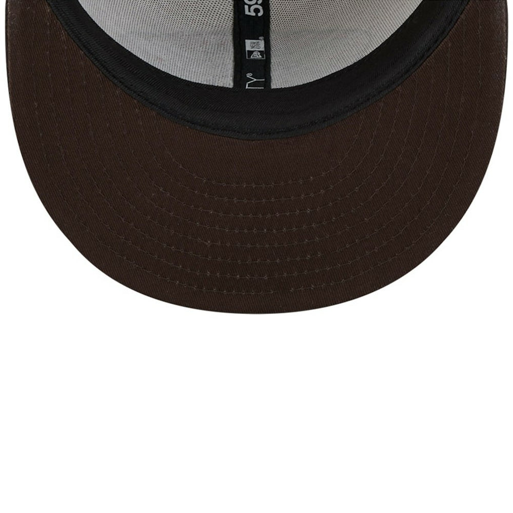 Cleveland Browns New Era 2024 Sideline Historic 59FIFTY Fitted Hat Stone/Brown