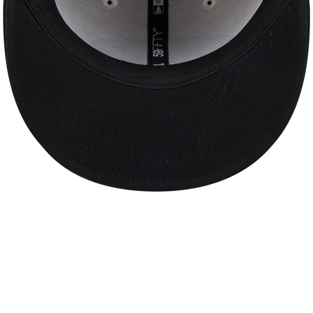 Philadelphia Eagles New Era 2024 Sideline Historic 59FIFTY Fitted Hat Stone/Black