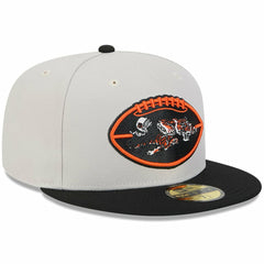 Cincinnati Bengals New Era 2024 Sideline Historic 59FIFTY Fitted Hat Stone/Black