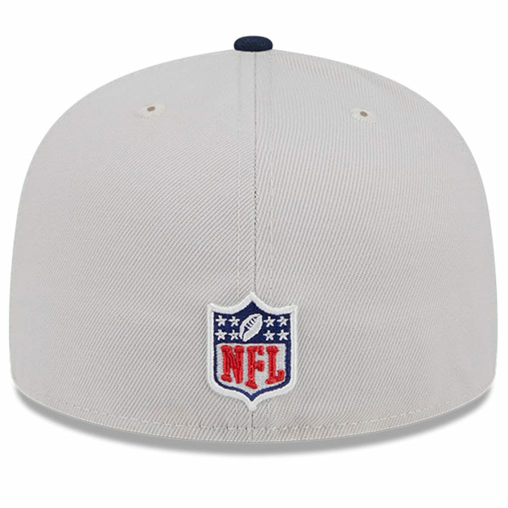 Dallas Cowboys New Era 2024 Sideline Historic 59FIFTY Fitted Hat Stone/Navy
