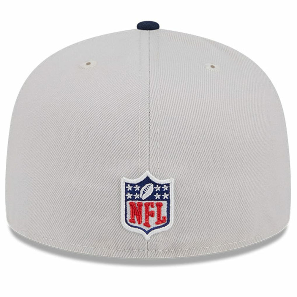 Dallas Cowboys New Era 2024 Sideline Historic 59FIFTY Fitted Hat Stone/Navy