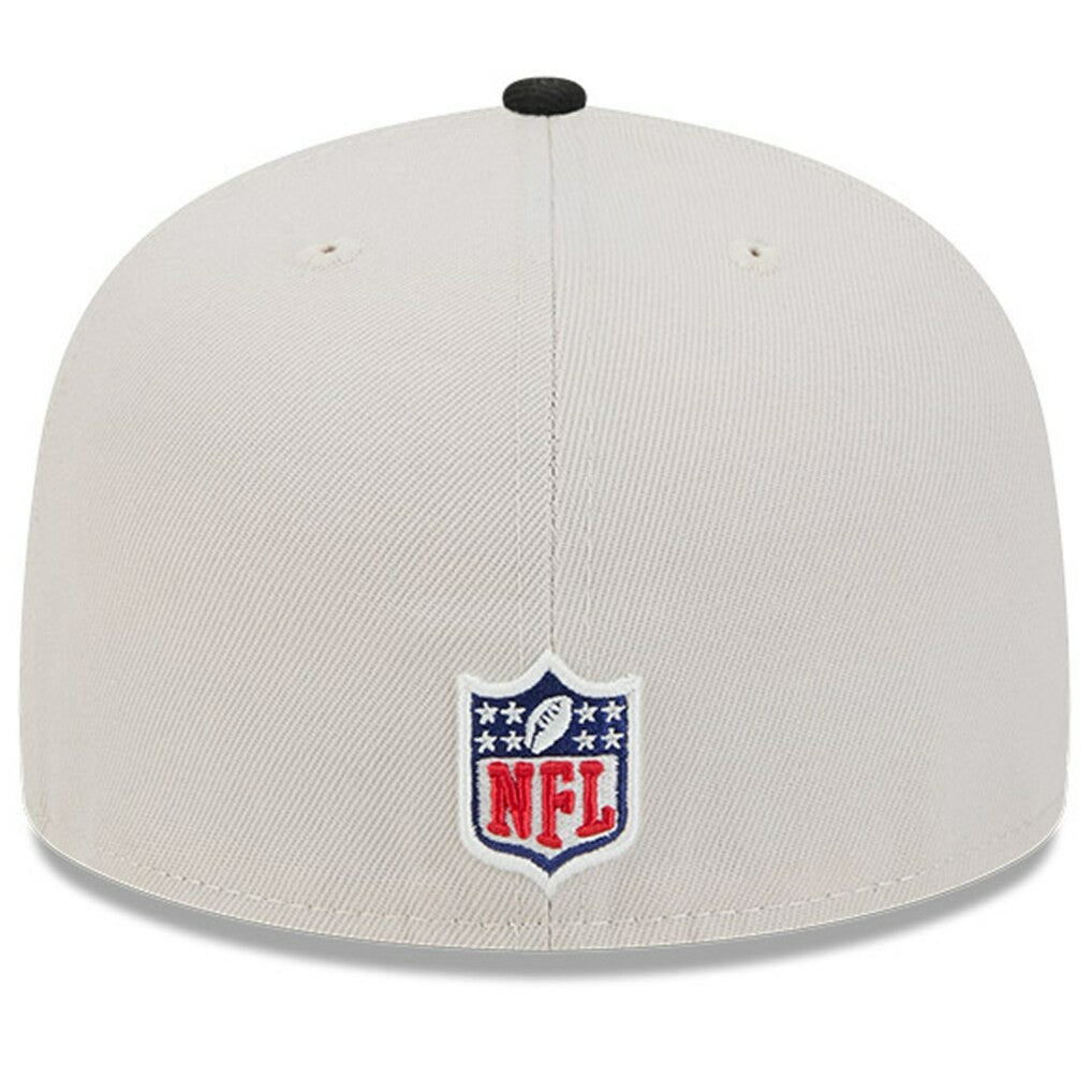 Jacksonville Jaguars New Era 2024 Sideline Historic 59FIFTY Fitted Hat Stone/Black
