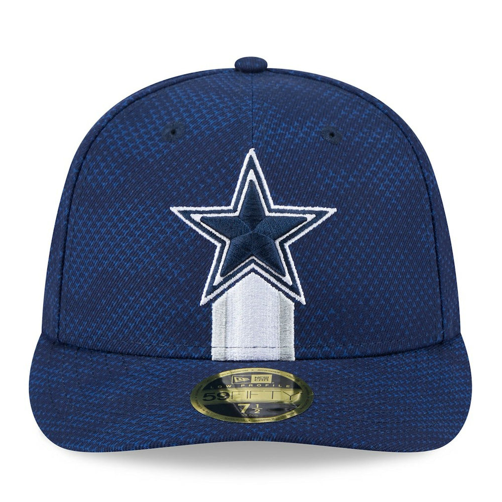 Dallas Cowboys New Era 2024 Sideline Low Profile 59FIFTY Fitted Hat Navy