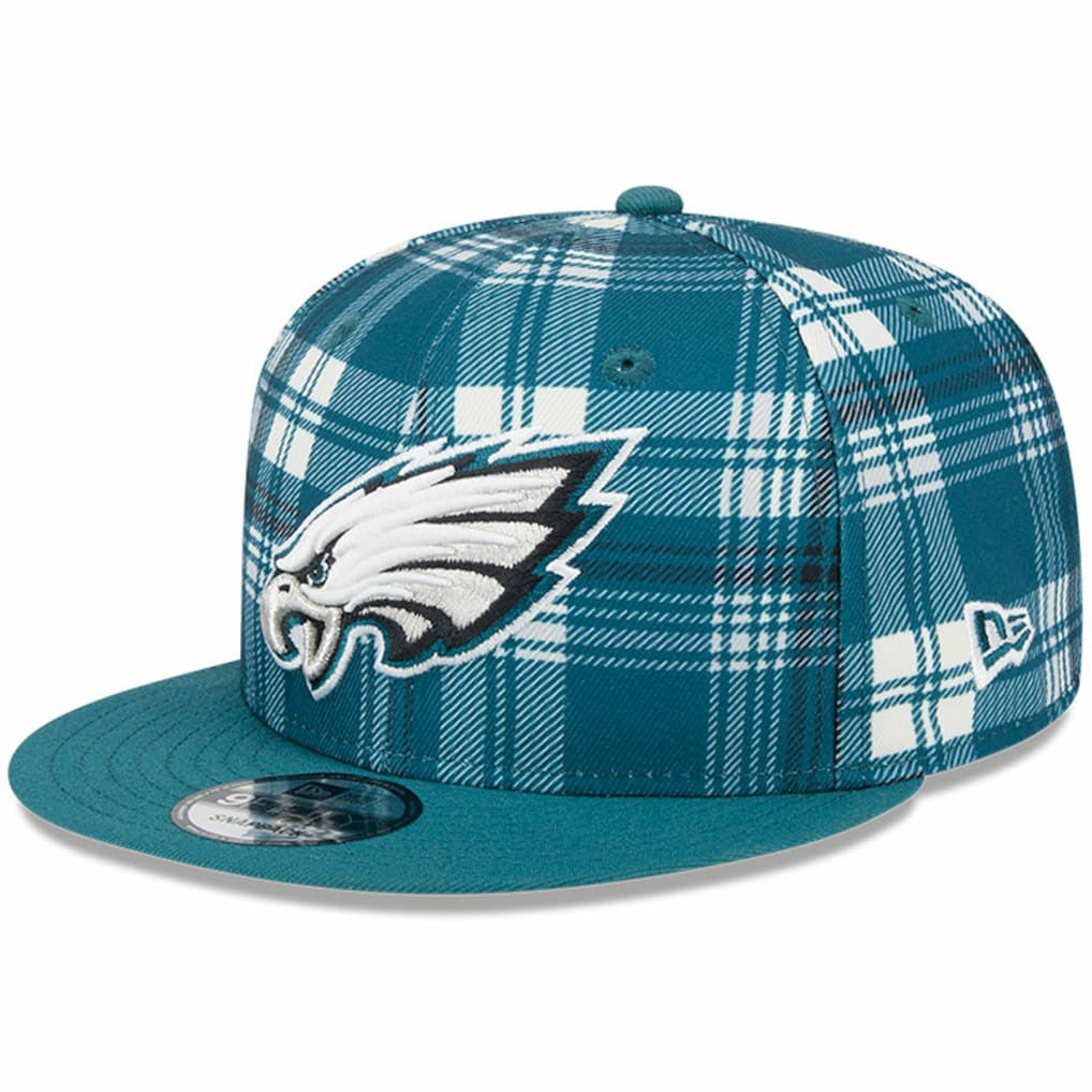 Philadelphia Eagles New Era 2024 Sideline Statement 9FIFTY Snapback Hat Midnight Green