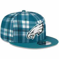 Philadelphia Eagles New Era 2024 Sideline Statement 9FIFTY Snapback Hat Midnight Green