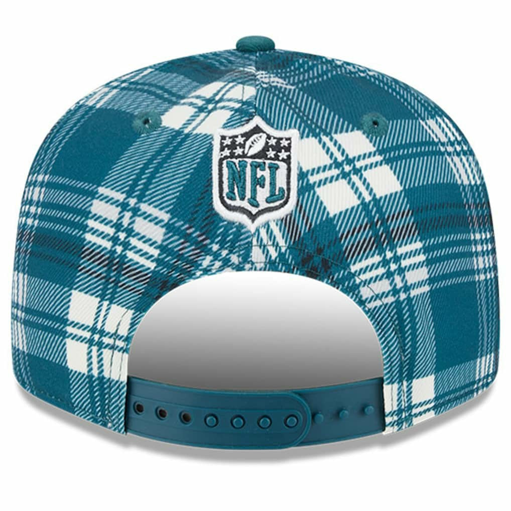 Philadelphia Eagles New Era 2024 Sideline Statement 9FIFTY Snapback Hat Midnight Green