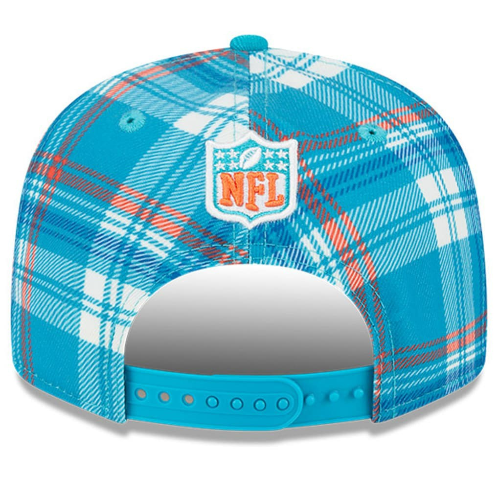 Miami Dolphins New Era 2024 Sideline Statement 9FIFTY Snapback Hat Aqua