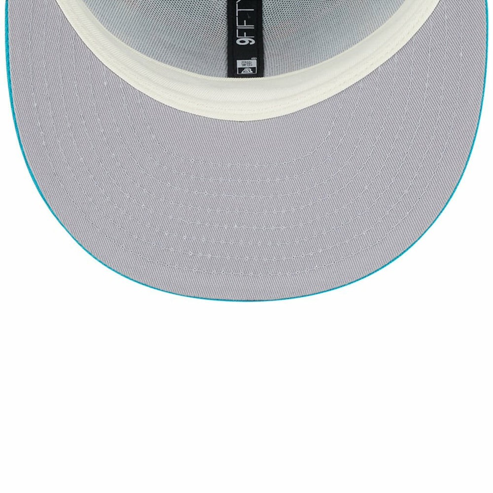 Miami Dolphins New Era 2024 Sideline Statement 9FIFTY Snapback Hat Aqua