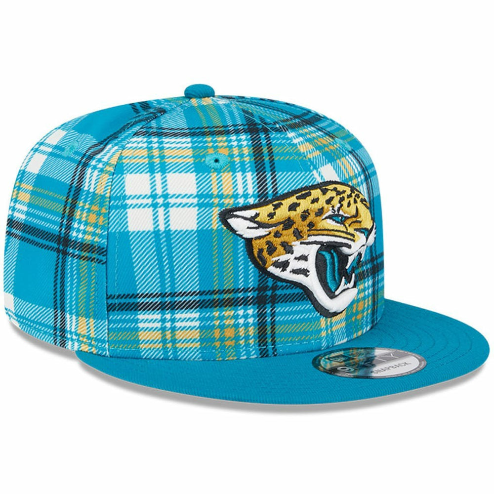 Jacksonville Jaguars New Era 2024 Sideline Statement 9FIFTY Snapback Hat Teal