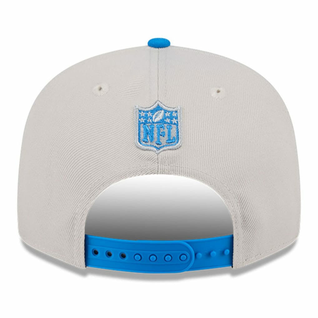 Detroit Lions New Era 2024 Sideline Historic 9FIFTY Snapback Hat Stone/Blue