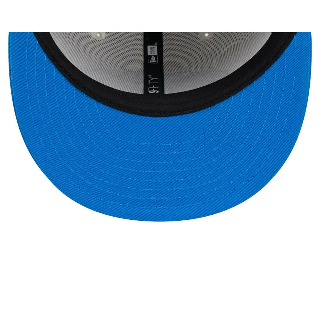 Detroit Lions New Era 2024 Sideline Historic 9FIFTY Snapback Hat Stone/Blue