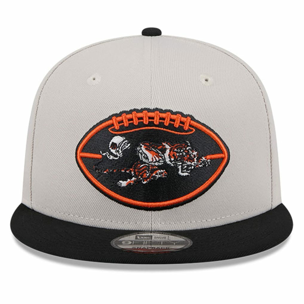 Cincinnati Bengals New Era 2024 Sideline Historic 9FIFTY Snapback Hat Stone/Black