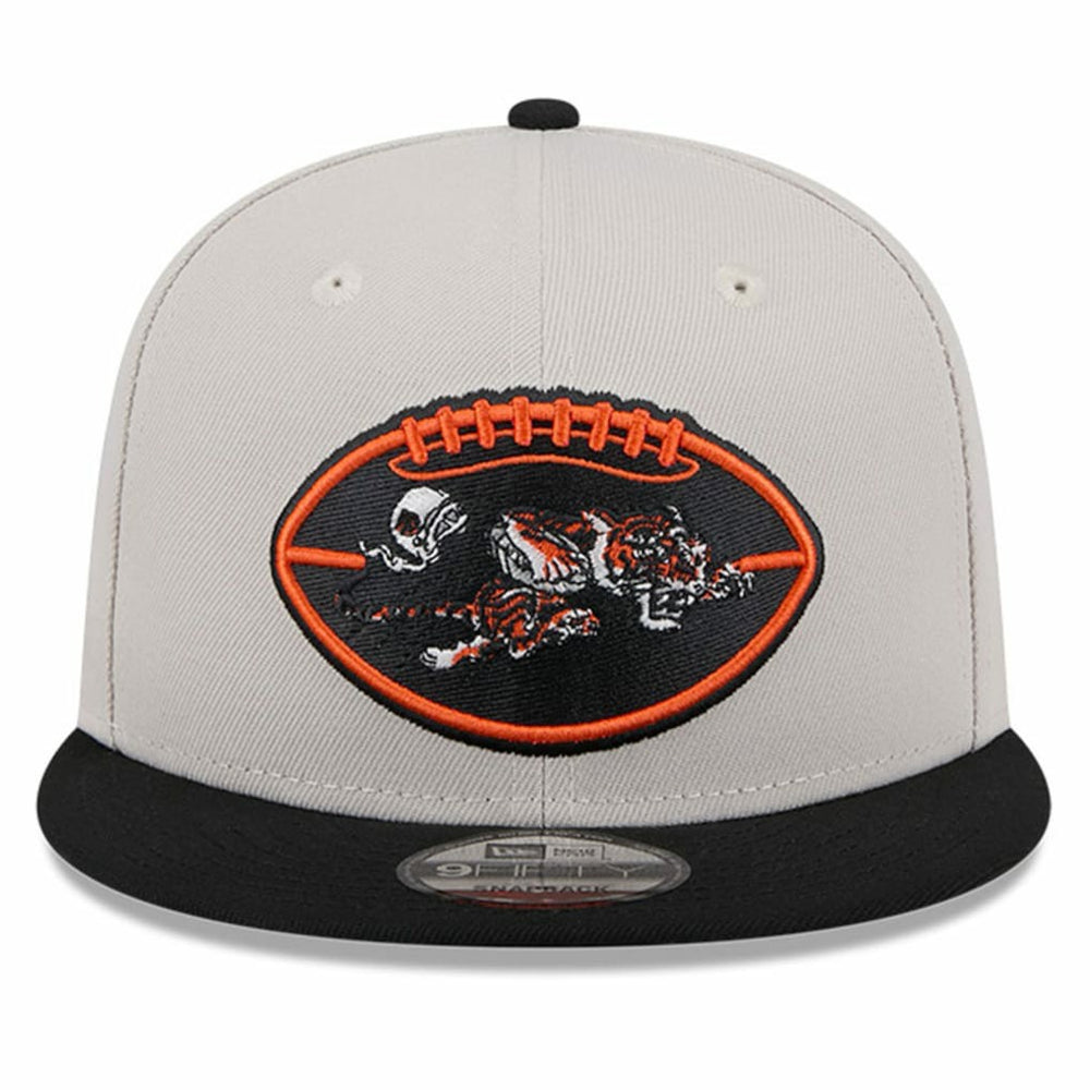 Cincinnati Bengals New Era 2024 Sideline Historic 9FIFTY Snapback Hat Stone/Black