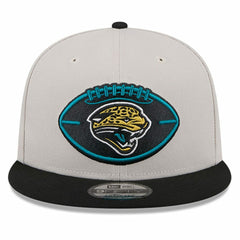 Jacksonville Jaguars New Era 2024 Sideline Historic 9FIFTY Snapback Hat Stone/Black