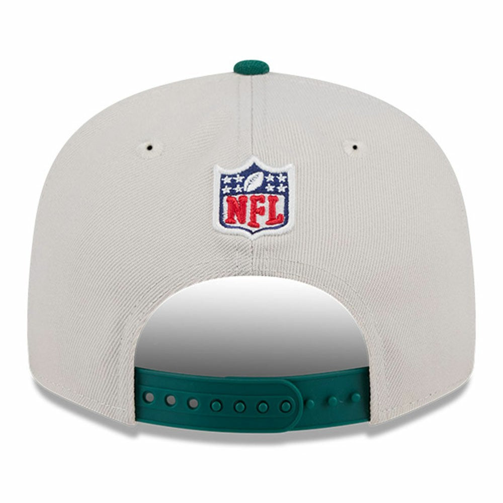 New York Jets New Era 2024 Sideline Historic 9FIFTY Snapback Hat Stone/Green