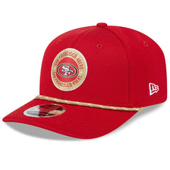 San Francisco 49ers New Era 2024 Sideline 9SEVENTY Stretch-Snap Hat Scarlet