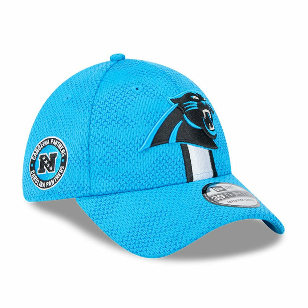 Carolina Panthers New Era 2024 Sideline 39THIRTY Flex Hat Blue
