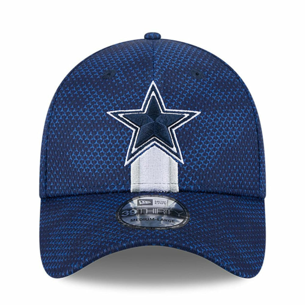 Dallas Cowboys New Era 2024 Sideline 39THIRTY Flex Hat Navy